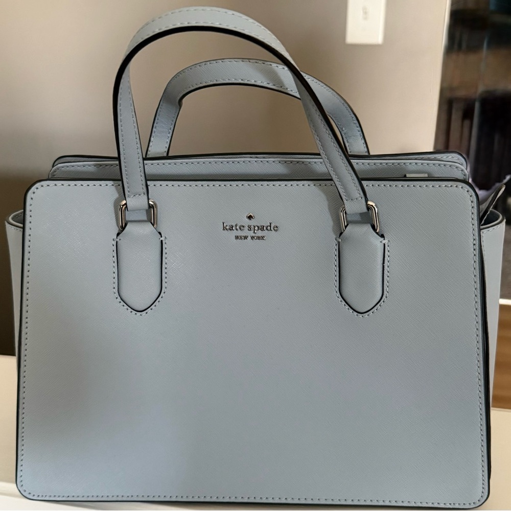 Kate Spade Light Gray Satchel